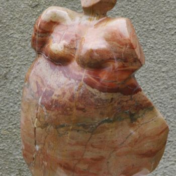 雕塑 标题为“Coucher de soleil” 由Maryvonne Lorgeré, 原创艺术品, 石