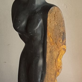 Sculpture intitulée "Sari" par Maryvonne Lorgeré, Œuvre d'art originale, Pierre