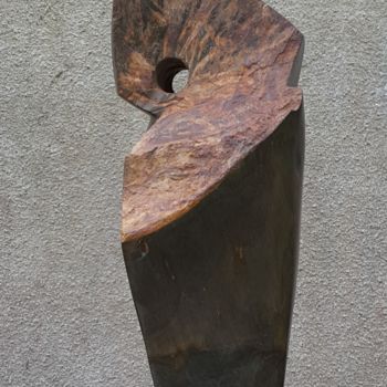 Sculpture titled "Passage 2e face" by Maryvonne Lorgeré, Original Artwork, Stone