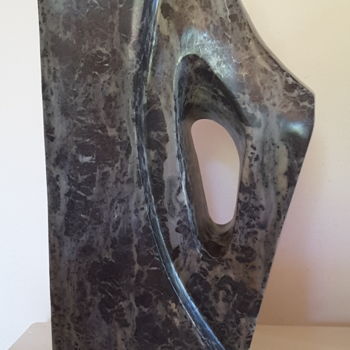 Sculpture intitulée "Voile" par Maryvonne Lorgeré, Œuvre d'art originale, Pierre