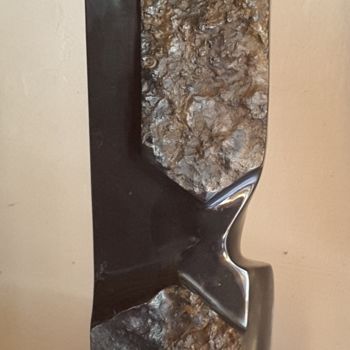 Sculpture titled "Menhir" by Maryvonne Lorgeré, Original Artwork, Stone