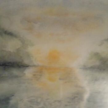 Painting titled "UP SIDE DOWN" by Mary Parlant, Original Artwork, Oil