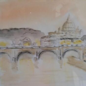 Painting titled "FLORENCE" by Mary Parlant, Original Artwork, Oil
