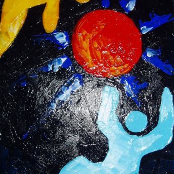 "Enfants de lune" başlıklı Tablo Marya Da Pena tarafından, Orijinal sanat, Petrol
