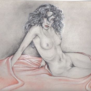 Peinture intitulée "Nudo di donna" par Marydanart, Œuvre d'art originale