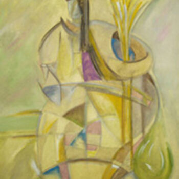 Картина под названием "The gleaner" - Yorgos Maryelis, Подлинное произведение искусства, Другой