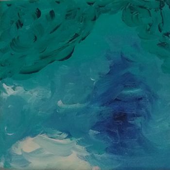 Painting titled "Cyclone 1" by Maryline Payssé, Original Artwork, Acrylic
