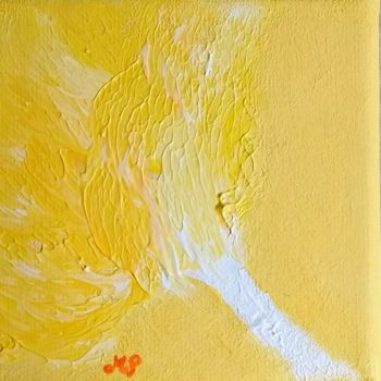 Painting titled "L'arbre d'or. PF" by Maryline Payssé, Original Artwork, Acrylic