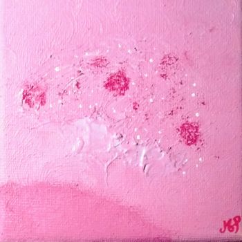 Painting titled "La vie en rose" by Maryline Payssé, Original Artwork, Acrylic