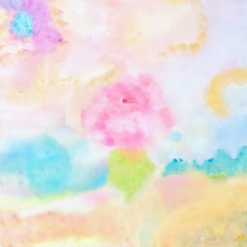 绘画 标题为“Floral pastel” 由Maryline Payssé, 原创艺术品, 丙烯