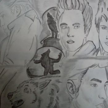 Drawing titled "Twilight Drawing" by Marya97, Original Artwork, Other