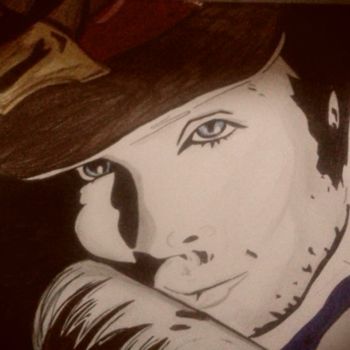 Drawing titled "Damon Salvatore pop…" by Marya97, Original Artwork, Other