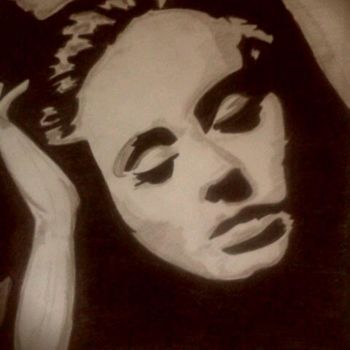 Desenho intitulada "Adele" por Marya97, Obras de arte originais, Outro