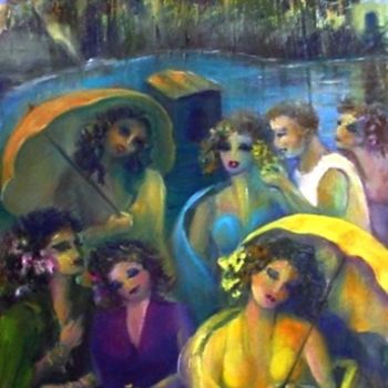 Painting titled "THE FRENCH MATRONS" by Mary Lozano, Original Artwork, Other