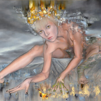 Картина под названием "In Search of Destiny" - Maryna Sakalouskaya, Подлинное произведение искусства, Масло