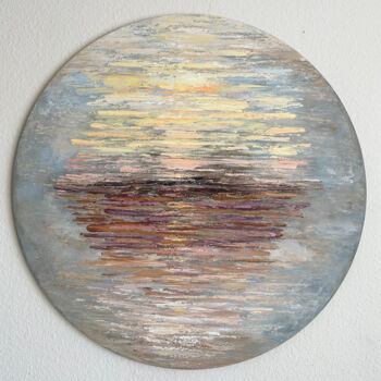Pittura intitolato "Landschaft. Abstrakt" da Maryna Shefer, Opera d'arte originale, Olio