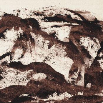 Schilderij getiteld "Rocks" door Maryna Weber, Origineel Kunstwerk, Olie
