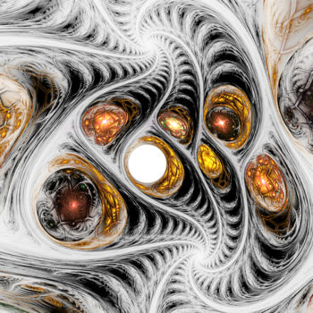 Цифровое искусство под названием "frost patterns.jpg" - Mary Raven, Подлинное произведение искусства, 3D моделирование