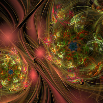 Цифровое искусство под названием "Colour worlds.jpg" - Mary Raven, Подлинное произведение искусства, Цифровая живопись