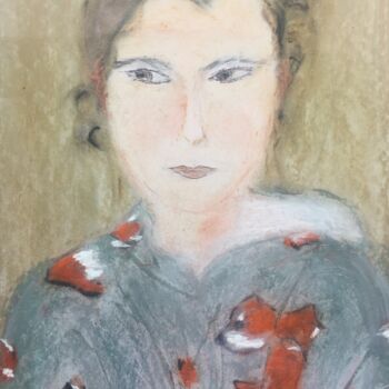 Картина под названием "Éveil d'Hiver" - Maryse Faroux, Подлинное произведение искусства, Пастель
