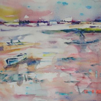 Painting titled "PETIT MATIN" by Maryse Tisnés, Original Artwork