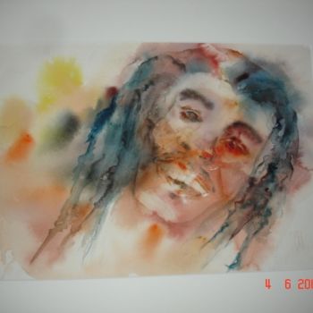 Painting titled "BOB MARLEY 2" by Maryse Tisnés, Original Artwork