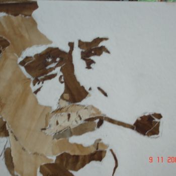 Painting titled "BRASSENS" by Maryse Tisnés, Original Artwork