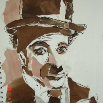 Painting titled "CHARLIE" by Maryse Tisnés, Original Artwork