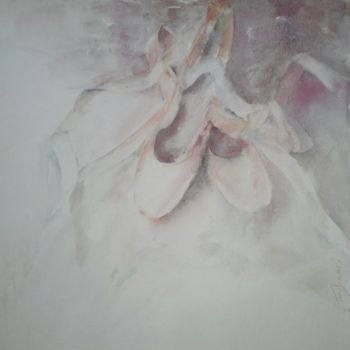 Painting titled "Ballerine" by Maryse Tisnés, Original Artwork