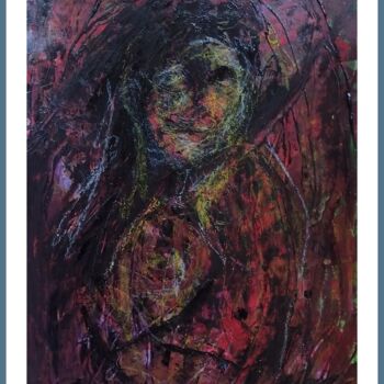 Pittura intitolato "Sarah - Serie Donne…" da Marzia Schenetti, Opera d'arte originale, Acrilico