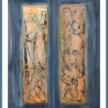 Malerei mit dem Titel "Una finestra - Seri…" von Marzia Schenetti, Original-Kunstwerk, Acryl