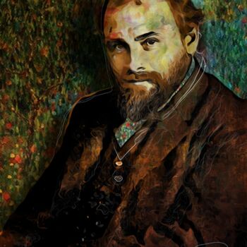 数字艺术 标题为“Gustav Klimt - Seri…” 由Marzia Schenetti, 原创艺术品, 数字油画