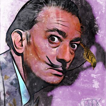 "Salvador Dalí - Ser…" başlıklı Dijital Sanat Marzia Schenetti tarafından, Orijinal sanat, Dijital Resim