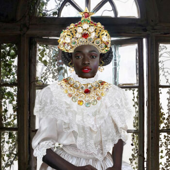 Arts numériques intitulée "Black moor jewels" par Masa Zodros, Œuvre d'art originale, Photo montage