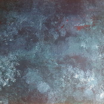 Ζωγραφική με τίτλο "Bleu 05" από Masako, Αυθεντικά έργα τέχνης, Ακρυλικό