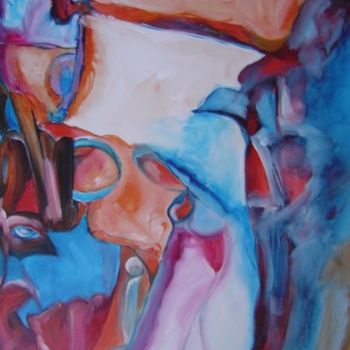 Pittura intitolato "Cascade" da Maryse Salaun-Talec, Opera d'arte originale