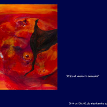 Pittura intitolato "colpo di vento con…" da Antimo Mascaretti, Opera d'arte originale, Acrilico
