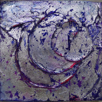 Картина под названием "BOHO 12" - Mascha Chelius, Подлинное произведение искусства, Акрил Установлен на Деревянная рама для…
