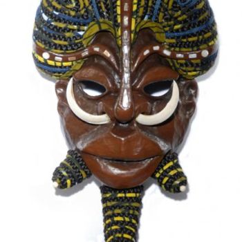 Escultura intitulada "Yessa - Masque Etni…" por Maskana, Obras de arte originais, Outro
