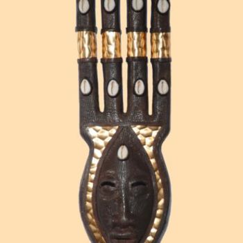 雕塑 标题为“Oni - Masque Ethniq…” 由Maskana, 原创艺术品, 其他