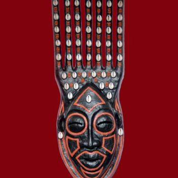 Sculpture titled "Kala - Masque Ethni…" by Maskana, Original Artwork, Other