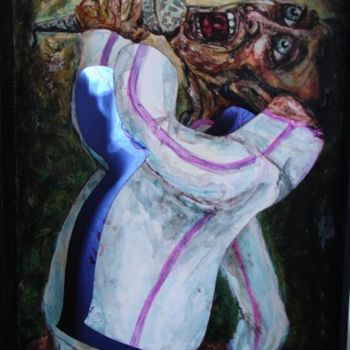 Painting titled "Elvis por dentro" by M A S K O, Original Artwork