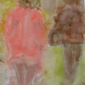 Painting titled "Promeneuses" by Masmoulin, Original Artwork