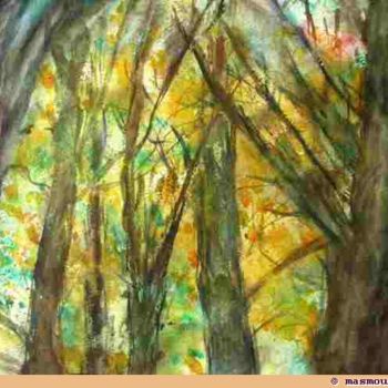 Peinture intitulée "Impression d'automne" par Masmoulin, Œuvre d'art originale
