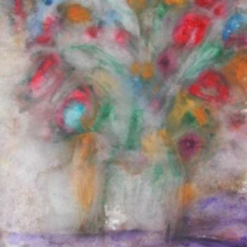 Peinture intitulée "Fleurs des champs" par Masmoulin, Œuvre d'art originale
