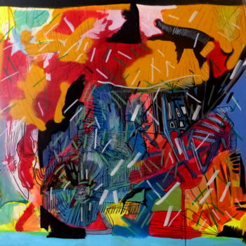 Painting titled "emotion-1.jpg" by Massala, Original Artwork, Spray paint