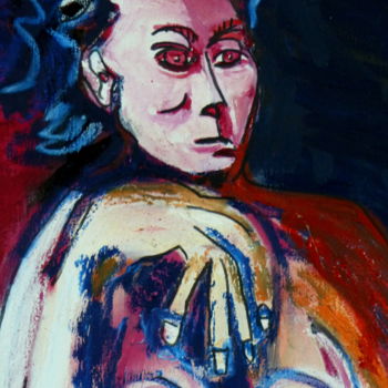 Pintura intitulada "detail-prostituee.j…" por Massala, Obras de arte originais