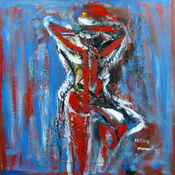 Painting titled "femme-de-dos.jpg" by Massala, Original Artwork
