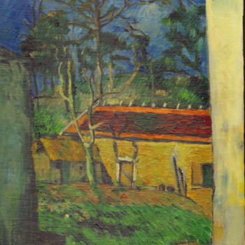 Pintura intitulada "la ferma" por Massimo Armillei, Obras de arte originais, Óleo