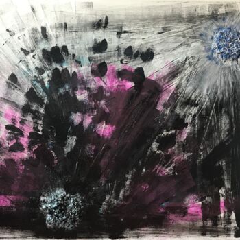 Pittura intitolato "Explosion" da Massimo Franceschetto, Opera d'arte originale, Acrilico